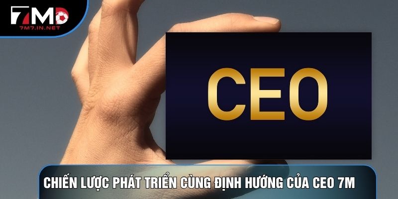 Chiến lược phát triển cùng định hướng của CEO 7M