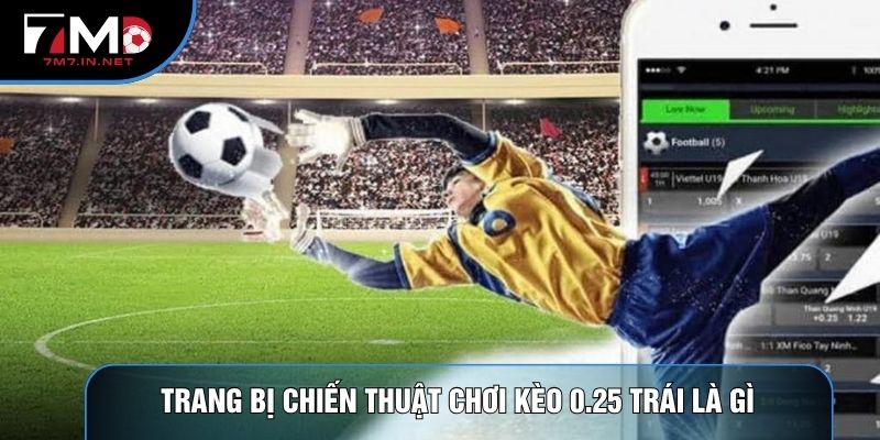 Trang bị chiến thuật chơi kèo 0.25 trái là gì